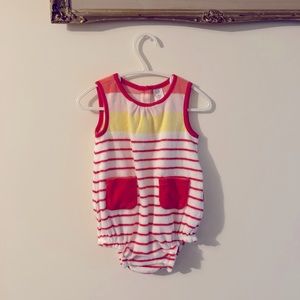 Baby Gap Terry Towel 70s Style Onesie